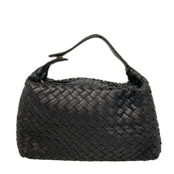 Bottega Veneta Handbags - Bottega Veneta Handbag Intrecciato Black Leather